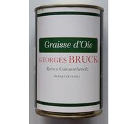 GEORGES BRUCK - FOIE GRAS de STRASBOURG, ALSACE - Grasa de Ganso - 370gr tin