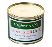 GEORGES BRUCK - Foie Gras de STRASBOURG, Alsace - Grassa de Oca - Lata de 180gr