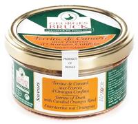 GEORGES BRUCK - FOIE GRAS de STRASBOURG, ALSACE - Terrina de Pato con cáscara de naranja confitada - Bote de140gr