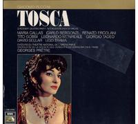 Georges Pretre & Orchestre de la Societe des Concerts du Conservatoire Paris / Maria Callas / Carlo Bergonzi / Tito Gobbi u.a. - Puccini: Tosca (Grosser Querschnitt in italienischer Sprache - Paris 1964/65) [Vinyl LP] [Schallplatte]