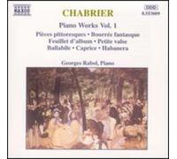 Georges Rabol Chabrier: Piano Works, Vol. 1 (CD) (Importación USA)