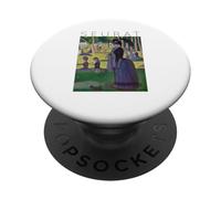 Georges Seurat - Una Tarde de Domingo en La Grande Jatte PopSockets PopGrip Adhesivo