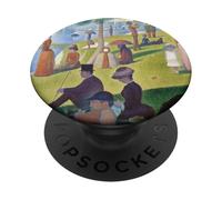 Georges Seurat - Una Tarde de Domingo en La Grande Jatte PopSockets PopGrip Adhesivo