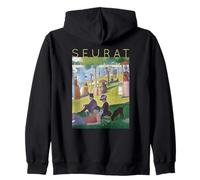 Georges Seurat - Una Tarde de Domingo en La Grande Jatte Sudadera con Capucha