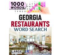 Georgia Restaurants Word Search: Large Print