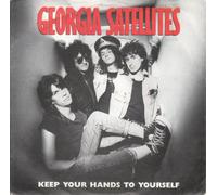 Georgia Satellites Keep Your Hands To Yourself 7" Elektra EKR50 EX/EX 1986 picture sleeve