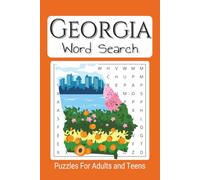 Georgia Word Search Puzzle Book: All things Georgia related word find book, 6"x9" easy to read, 50+ puzzles,110 pages