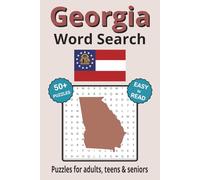 Georgia Word Search Puzzle Book: Search with Easy to Read Print about Georgia cities, wildlife, historical figures and more | 6x9 inches, 110 pages | ... Gifts for Vacations, Holidays & Free Times