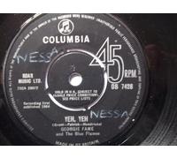Georgie Fame & The Blue Flames - Georgie Fame And The Blue Flames Yeah, Yeah UK 45 7" single +Preach And Teach