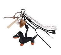 Georgie Porgy Bolso Accesorios Bag Charm Colgante de bolsa para Mujeres Bolsa deportiva mochilas Llaveros Regalo de Cumpleaños para niñas (Perro Béisbol Home Run)
