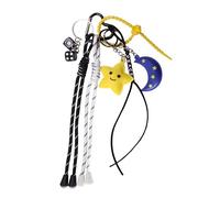 Georgie Porgy Bolso Accesorios Colgante de bolsa para Mujeres Damas Amuleto para Bolsos para Bolsa deportiva mochilas Regalo de Cumpleaños para niñas (Estrella Luna Paz)