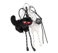 Georgie Porgy Bolso Accesorios Colgante de bolsa para Mujeres Damas Amuleto para Bolsos para Bolsa deportiva mochilas Regalo de Cumpleaños para niñas (Gato 8 Bola Cool)