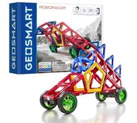 GeoSmart Roboracer Magnético Construcción Juguete Carreras Coche Tallo Edades 3+