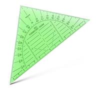 geotec - Escuadra 160 mm verde de transp., flexible difícil zerbrechlich