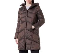 Geox Abrigo para mujer W Adrya Down Coat, marrón oscuro, 54