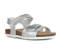 Geox Adriel Girls, Sandalia Niñas, Plateado C1007, 36 EU