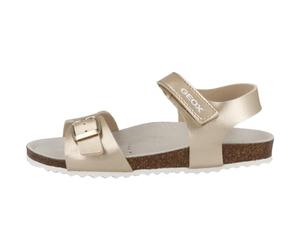 Geox Adriel Girls, Sandalia Niñas, Platino, 24 EU