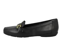 Geox Annytah Ms, Mocasines Transpirable con un Aspecto Clasico para Mujer, Negro (Black C9997), 42 EU