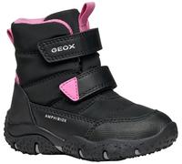 Geox B Baltic Girl B ABX, Bota de Tobillo Niñas, Color Negro y Fucsia, 25 EU