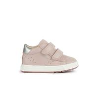 Geox B Biglia Girl C, Primeros Pasos Bebé-Niñas, Multicolor Old Rose Silver, 25 EU