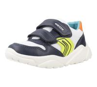 Geox B CIUFCIUF Boy A, Zapatillas Bebé-Niños, White/Navy, 21 EU