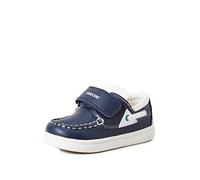 Geox B DJROCK BOY, Mocasines para Bebé-Niños, NAVY/WHITE, 24 EU
