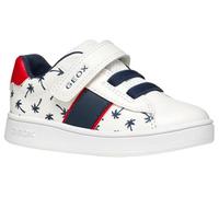 Geox - B ECLYPER Boy A, Zapatillas Bebé - Joven, White/Red,