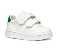 Geox B ECLYPER Boy A, Zapatillas Bebé-Niños, White/Green, 23 EU