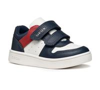 GEOX Zapatillas con tiras autoadherentes Eclyper. Color azul marino/blanco