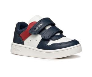 Geox B Eclyper Boy, Zapatillas Bebé-Niños, Azul Marino y Blanco, 20 EU