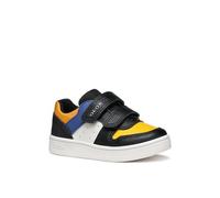 Geox B Eclyper Boy, Zapatillas Bebé-Niños, Black Dk Yellow, 23 EU