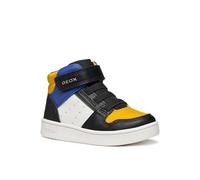 Geox B Eclyper Boy, Zapatillas, Black Dk Yellow, 25 EU