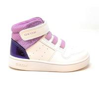 Geox B ECLYPER Girl A, Zapatillas Bebé-Niñas, Blanco, 24 EU