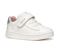 Geox B ECLYPER Girl A, Zapatillas Bebé-Niñas, Optic White/Silver, 22 EU