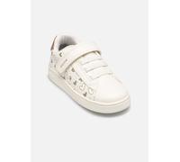 Geox Zapatillas para bebé niña B ECLYPER Girl A, Optic White/LT Gold, Talla 24 EU