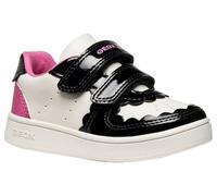 Geox B Eclyper Girl, Zapatillas Bebé-Niñas, Blanco y Negro, 22 EU