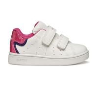 Geox B Eclyper Girl, Zapatillas Bebé-Niñas, Color Blanco Fucsia, 20 EU