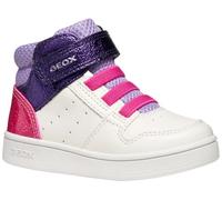 Geox B Eclyper Girl, Zapatillas Bebé-Niñas, Lavanda Blanca, 24 EU