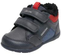 Geox B Elthan Boy B, Zapatillas Bebé-Niños, Azul Marino Rojo, 18 EU