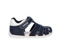 Geox B Elthan Boy C, Sandalia Bebé-Niños, Azul Marino y Blanco, 20 EU