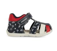 Geox B Elthan Boy C, Sandalia Bebé-Niños, Azul Marino Rojo, 19 EU
