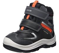Geox B Flanfil Boy B Abx, Botines para Bebé Niño, Multicolor (Black/Orange), 20 EU