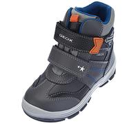 Geox B FLANFIL BOY B ABX, Botines para Bebé-Niños, DK GREY/BLACK, 20 EU