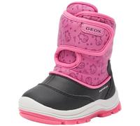Geox B FLANFIL Girl B ABX, Bota de Nieve Bebé-Niñas, Black/Fuchsia, 22 EU