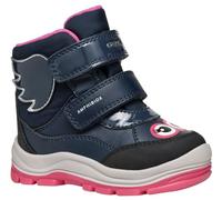 Geox B FLANFIL Girl B ABX, Bota de Nieve Bebé-Niñas, Navy/Fuchsia, 21 EU