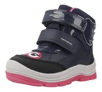 Geox B FLANFIL Girl B ABX, Bota de Nieve Bebé-Niñas, Navy/Fuchsia, 22 EU