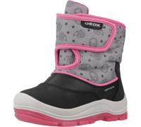 Geox B FLANFIL Girl B ABX, Bota de Nieve Niñas, Black/Fuchsia, 26 EU