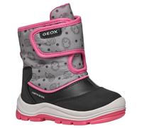 Geox B FLANFIL Girl B ABX, Bota de Nieve Niñas, Black/Fuchsia, 26 EU