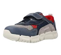 Geox B Flexyper Boy A, Sneakers para Bebé Niño, Multicolor (Navy/Grey), 22 EU