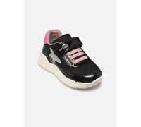 Geox B Flexyper Mini Girl, Zapatillas Bebé-Niñas, Color Negro y Fucsia, 21 EU